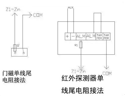 报警系统与探测器接线方式图解